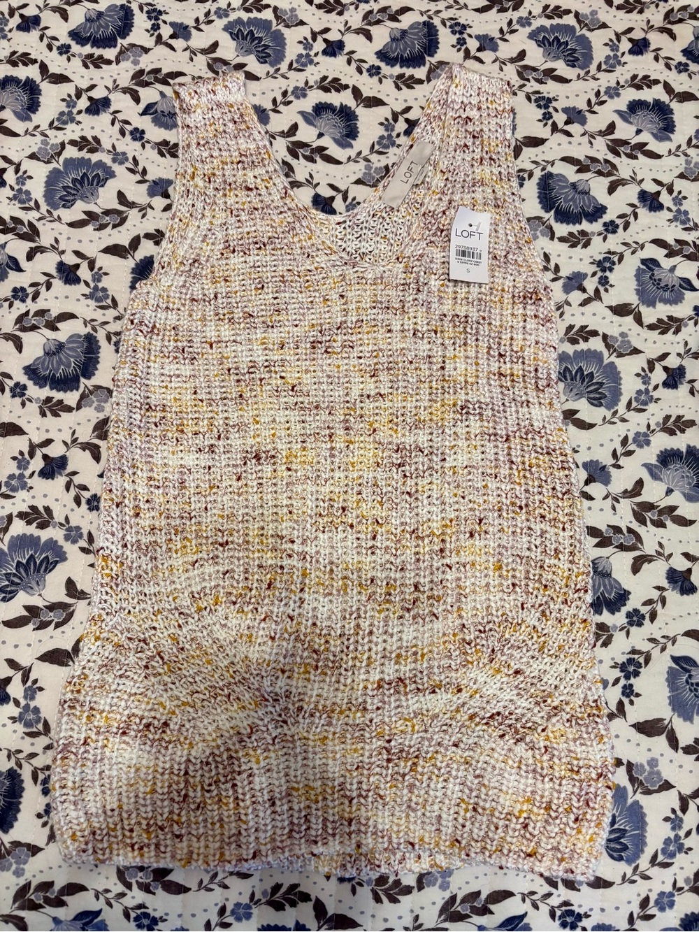 LOFT Knit Tank Top | Small
